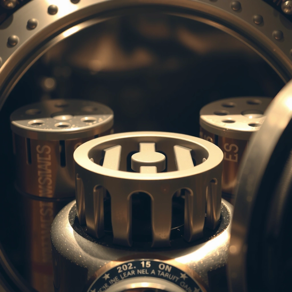 Vintage treasure vault mechanism